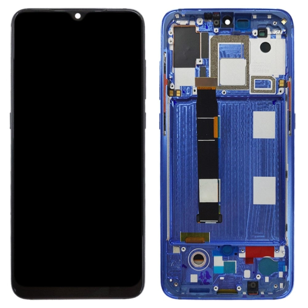 Pantalla Completa LCD + Tactil + Marco Xiaomi MI 9 Azul