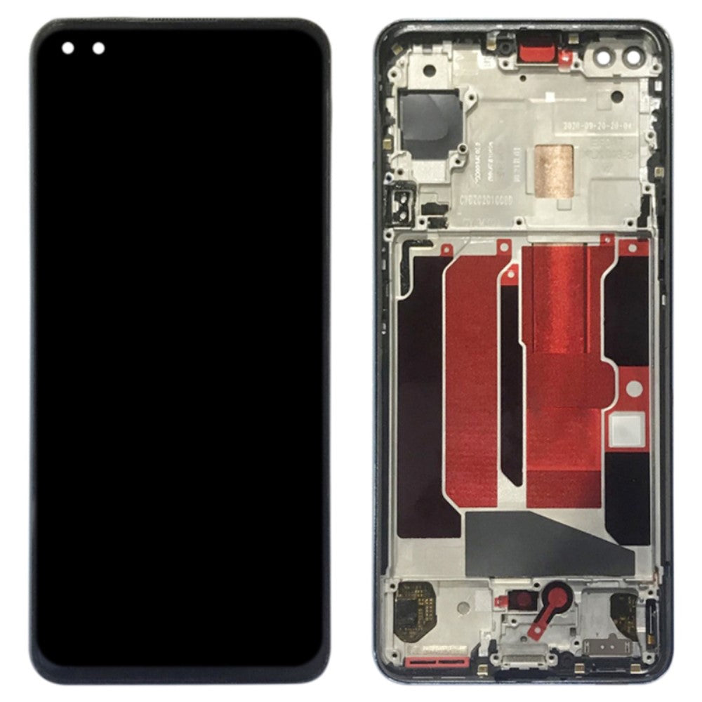 Pantalla Completa LCD + Tactil + Marco Amoled OnePlus Nord / 8 Nord 5G / Z Negro