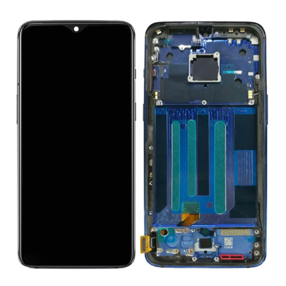 Full Screen LCD + Touch + Frame Amoled OnePlus 7 Blue