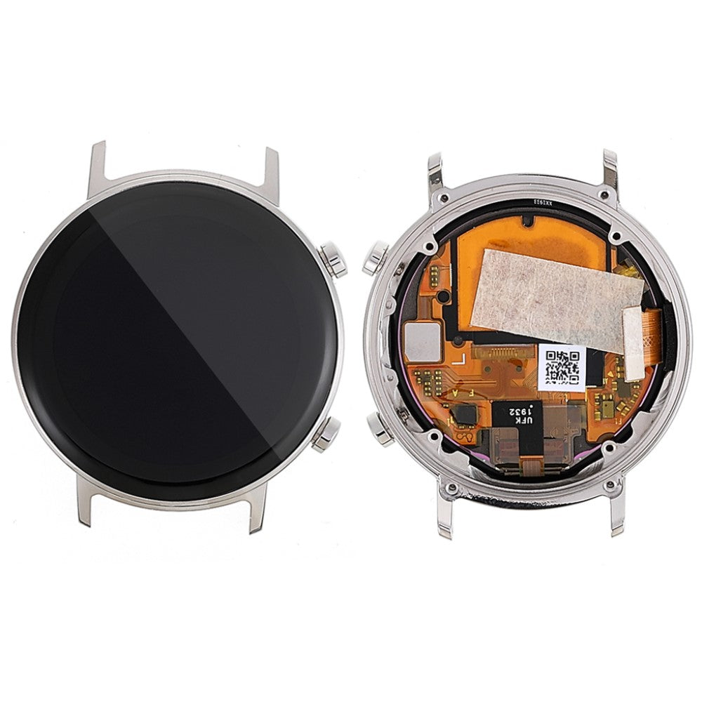 Ecran Complet LCD + Tactile + Châssis Huawei Watch GT 2 42 mm 2019 1.2 Argent