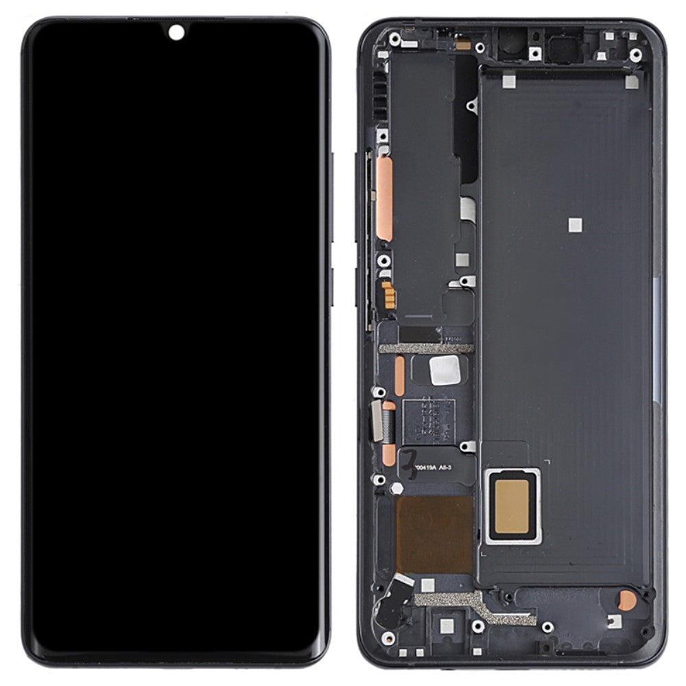 Pantalla Completa LCD + Tactil + Marco Xiaomi MI Note 10 CC9 Pro 10 Pro Negro