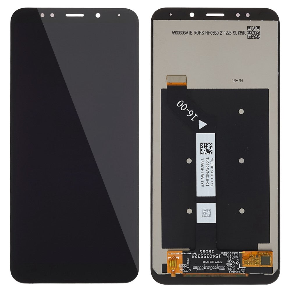 Ecran LCD + Numériseur Tactile Xiaomi Redmi 5 Plus Noir