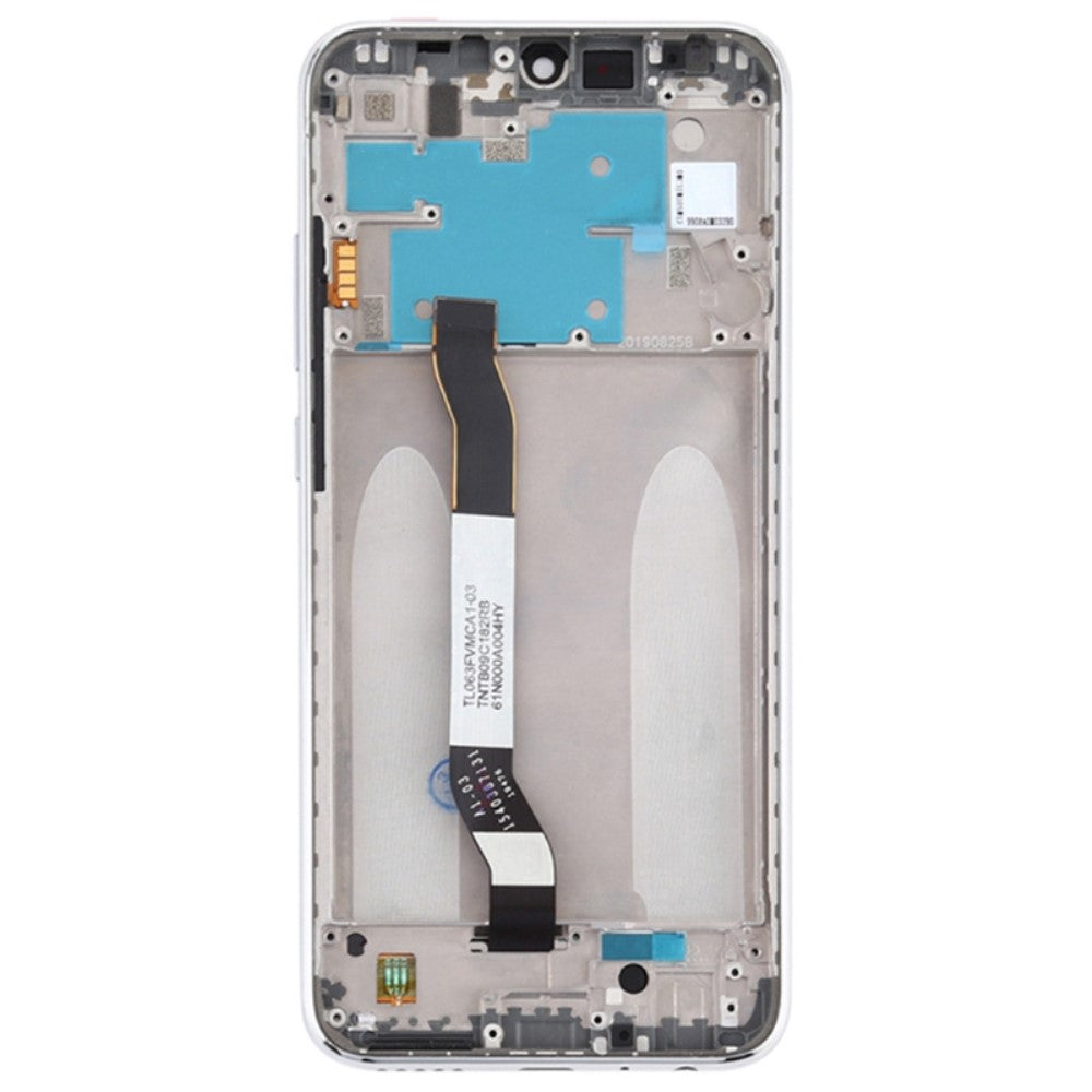 Pantalla Completa LCD + Tactil + Marco Xiaomi Redmi Note 8 Plateado