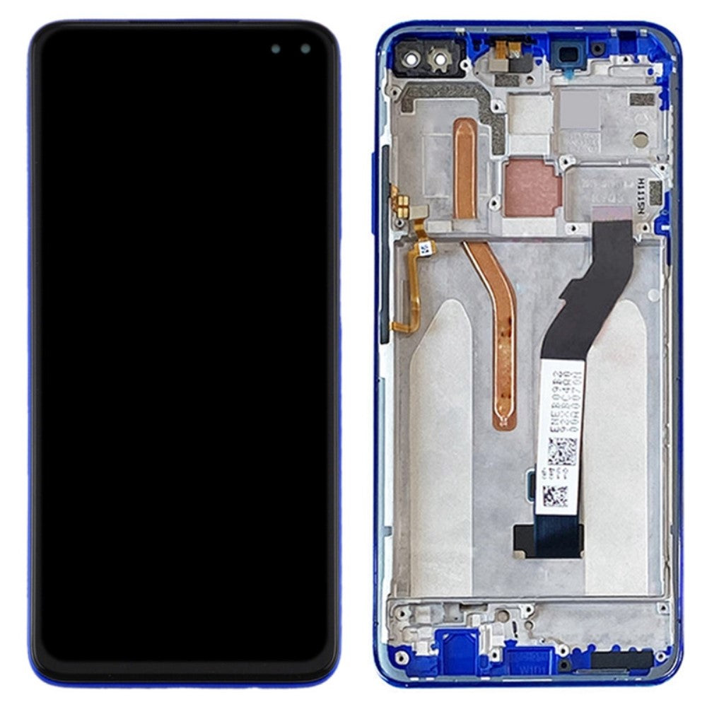 Ecran Complet LCD + Tactile + Châssis Xiaomi Redmi K30 4G Bleu