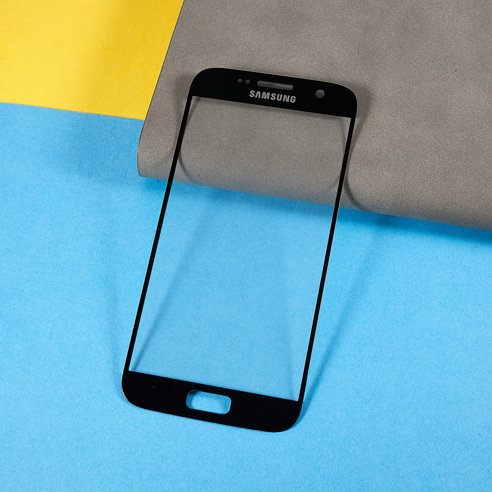 Cristal Pantalla Frontal + Adhesivo OCA Samsung Galaxy S7 G930 Negro