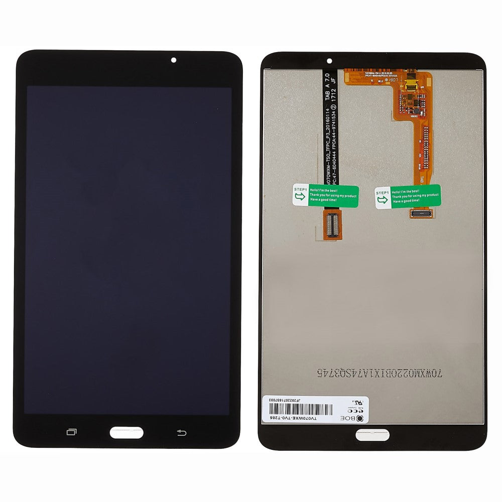Ecran Complet + Vitre Tactile Samsung Galaxy Tab A 7.0 T280 Noir