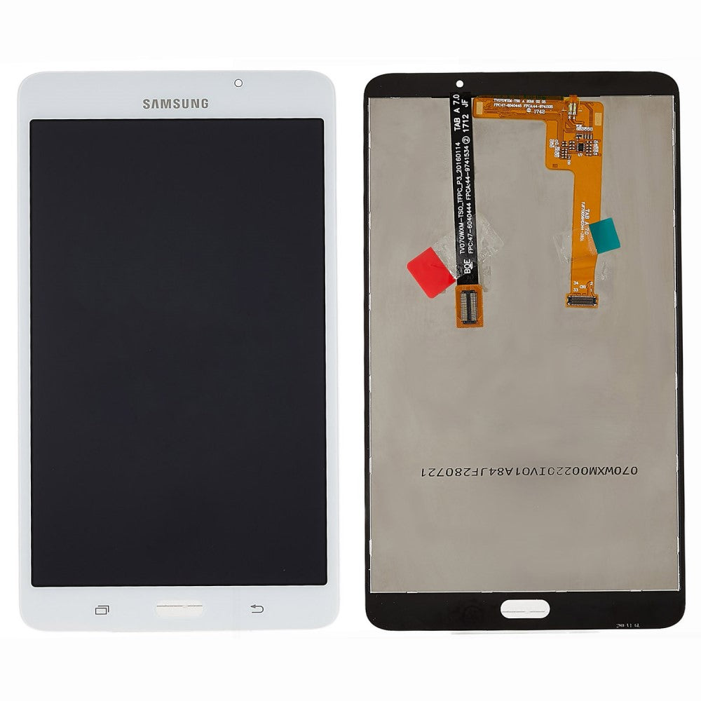 Ecran Complet + Vitre Tactile Samsung Galaxy Tab A 7.0 T280 Blanc