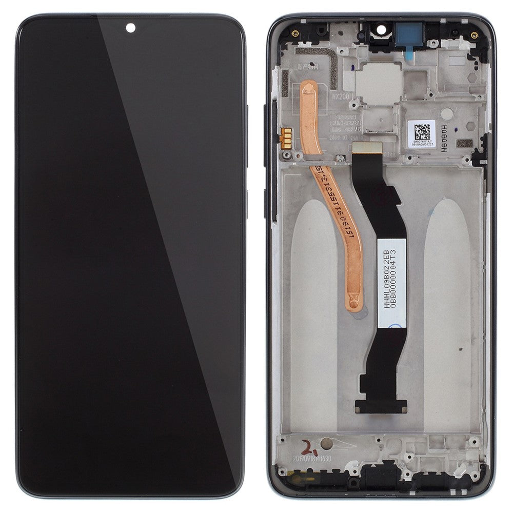 Pantalla Completa + Tactil + Marco Xiaomi Redmi Note 8 Pro Negro