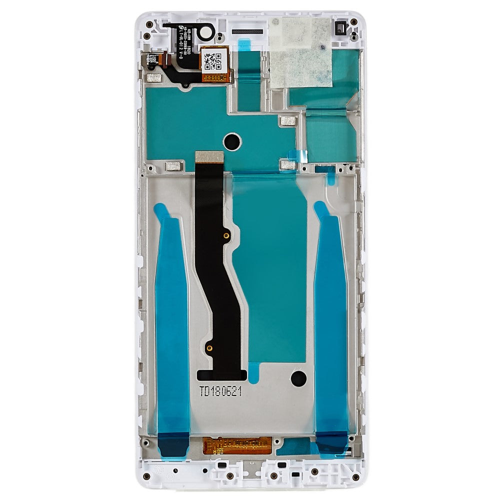 Ecran Complet + Tactile + Châssis Lenovo K8 Note XT1902-3 Blanc