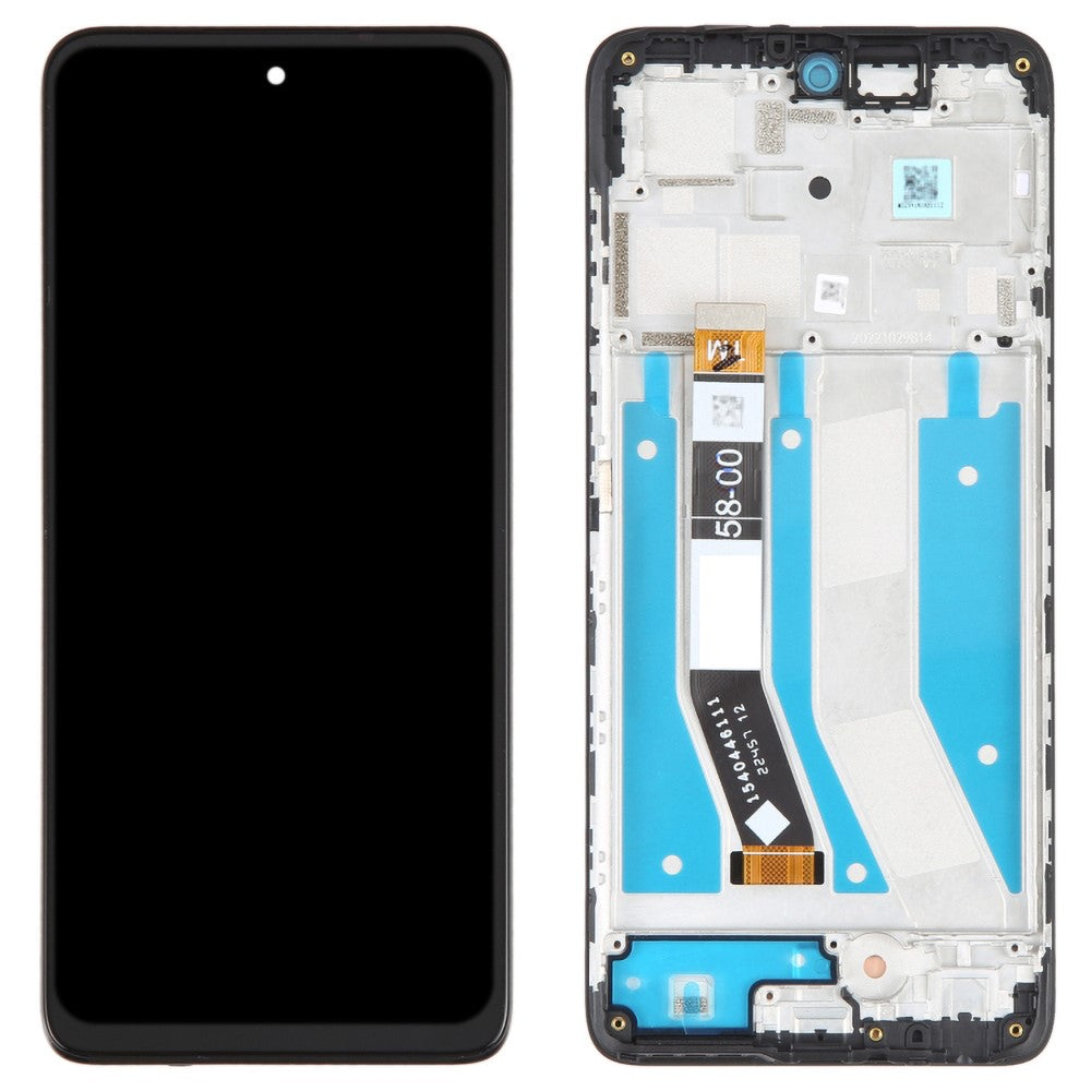 Écran complet + Tactile + Châssis Motorola Moto G73 5G Bleu
