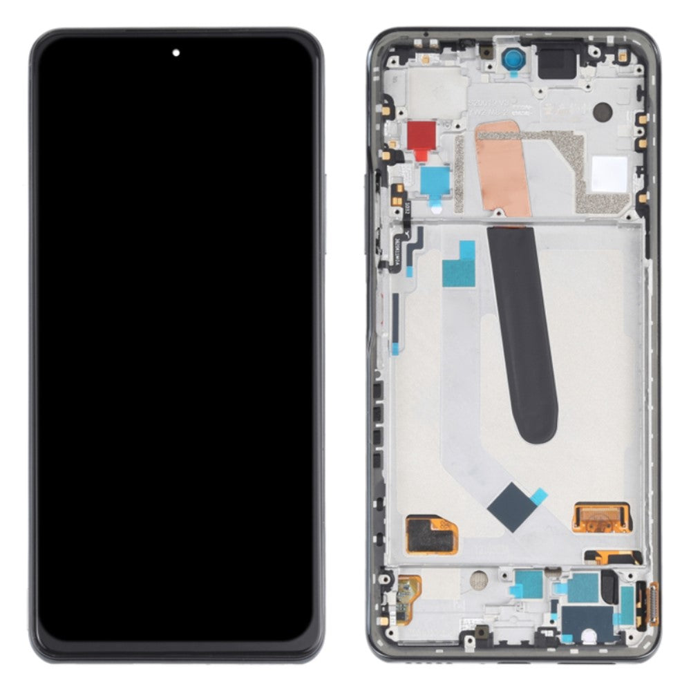 Pantalla Completa OLED + Tactil + Marco Xiaomi Redmi K40 / K40 Pro / K40 Pro+ / Mi 11i Negro
