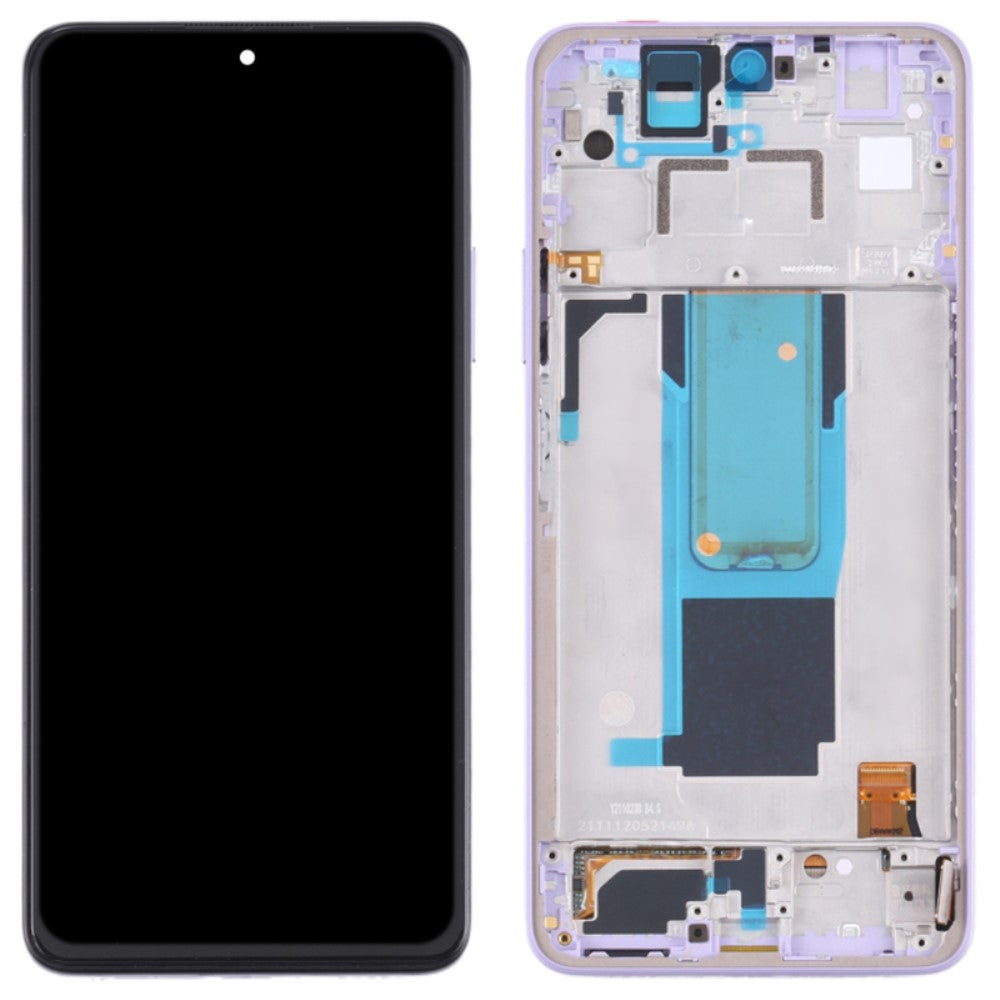 Écran TFT Plein + Tactile + Cadre Xiaomi Redmi Note 11 Pro 5G (Chine) (MediaTek) / Note 11 Pro+ 5G / 11i 5G / HyperCharge 5G Violet