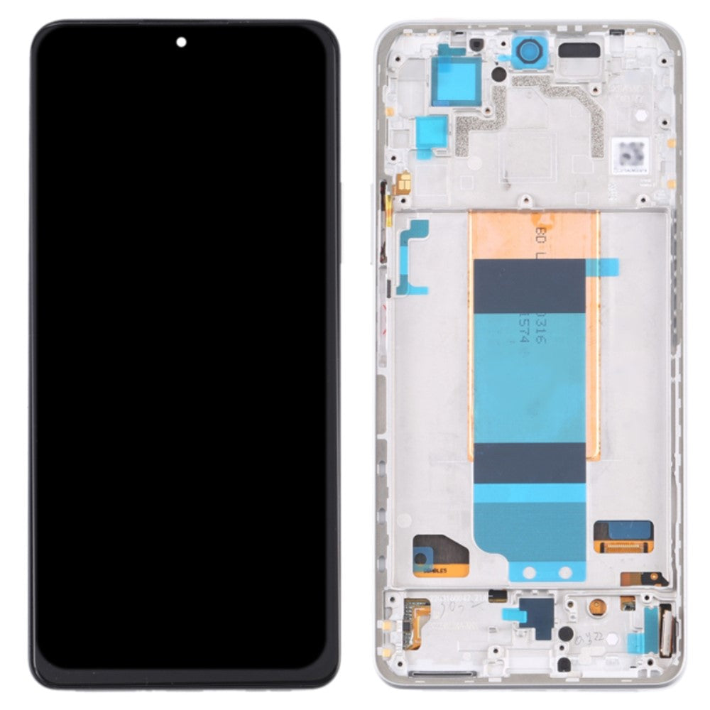 Écran TFT Plein + Tactile + Cadre Xiaomi Redmi K40S 5G / Poco F4 5G Argent