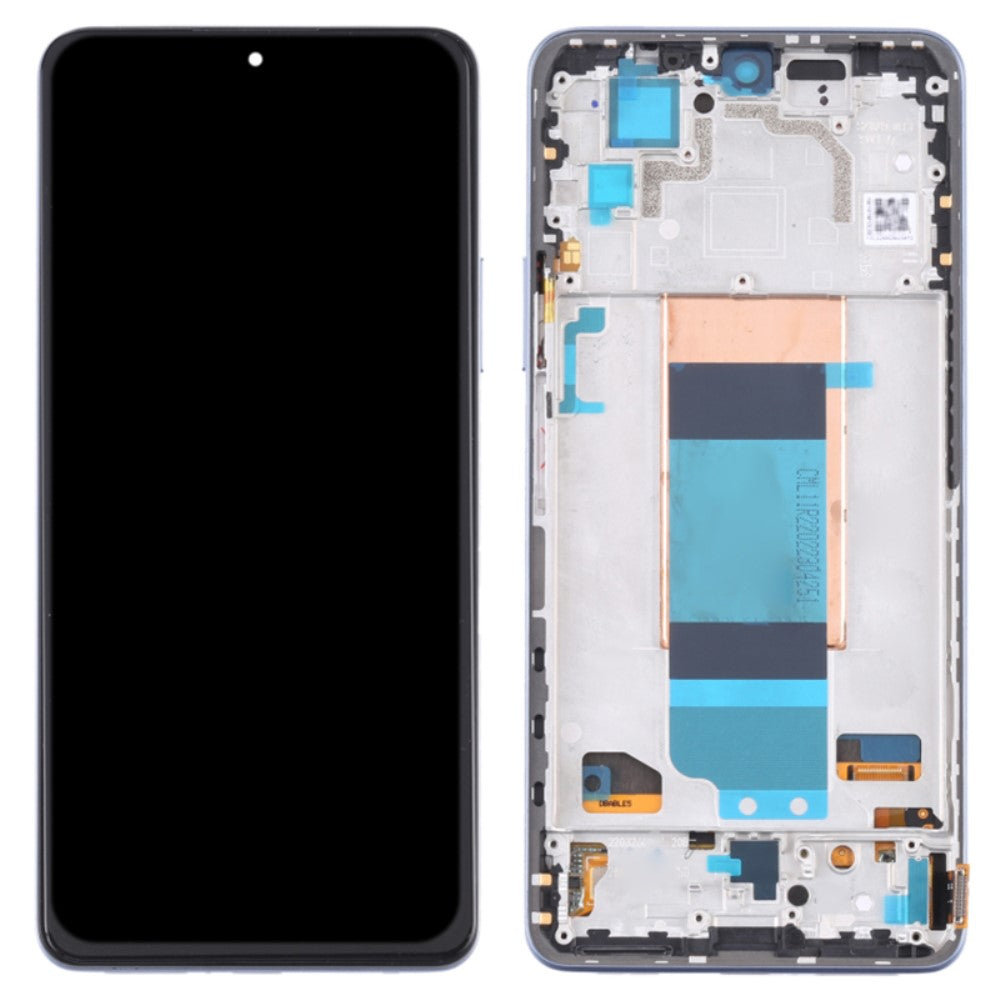 Pantalla Completa OLED + Tactil + Marco Xiaomi Redmi K40S 5G / Poco F4 5G Azul