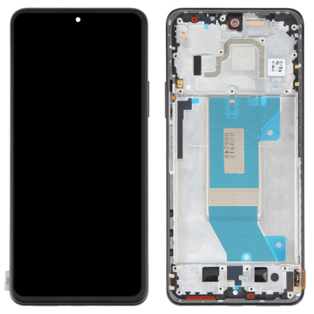 Pantalla Completa AMOLED + Tactil + Marco Xiaomi Redmi K50 / Redmi K50 Pro Negro