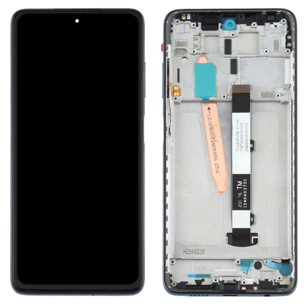 Écran complet + Tactile + Châssis Xiaomi Poco X3 / X3 NFC / X3 Pro Noir