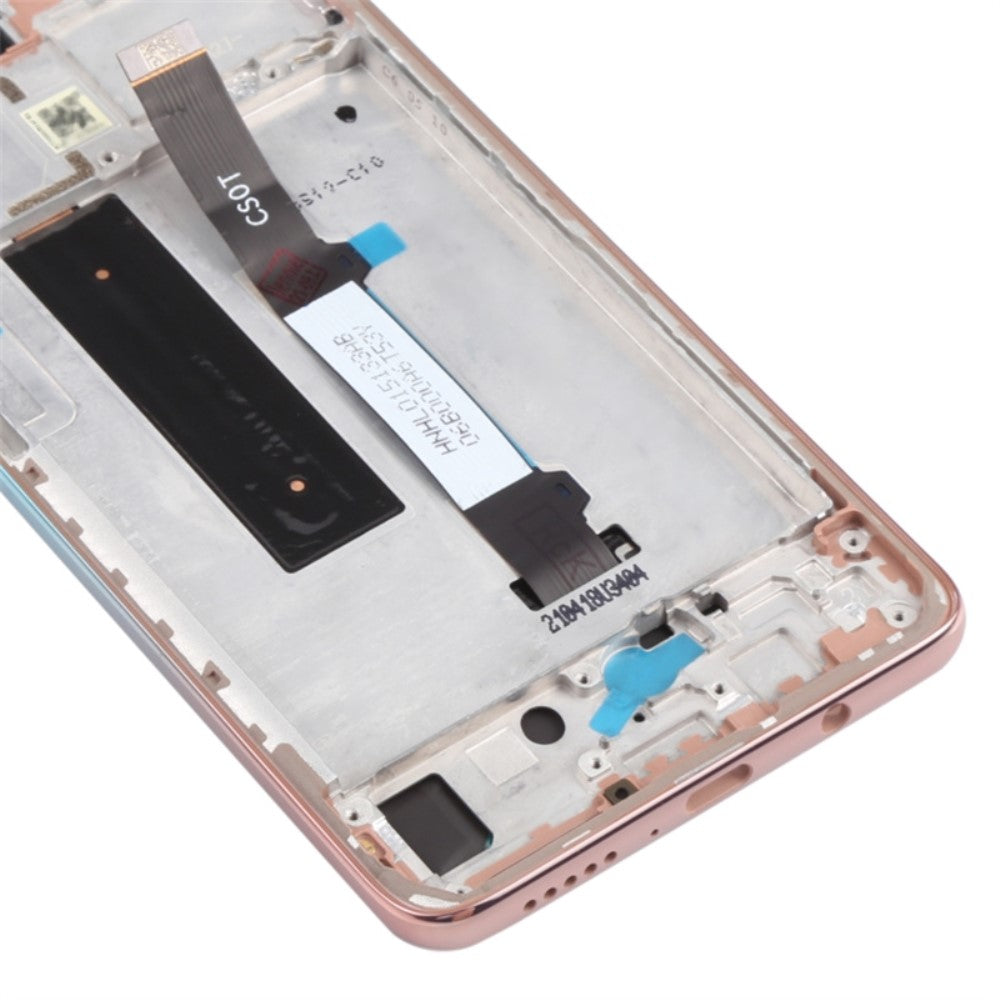 Plein Écran + Tactile + Cadre Xiaomi Redmi Note 9 Pro 5G M2007J17C / Mi 10T Lite 5G M2007J17G Rose