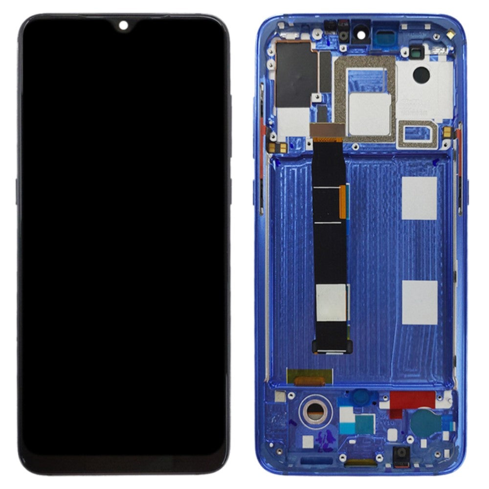 Plein Écran AMOLED + Tactile + Cadre Xiaomi Mi 9 Bleu