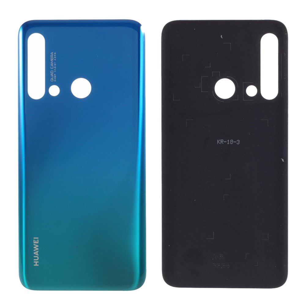 Cache Batterie Coque Arrière Huawei Nova 5i Bleu