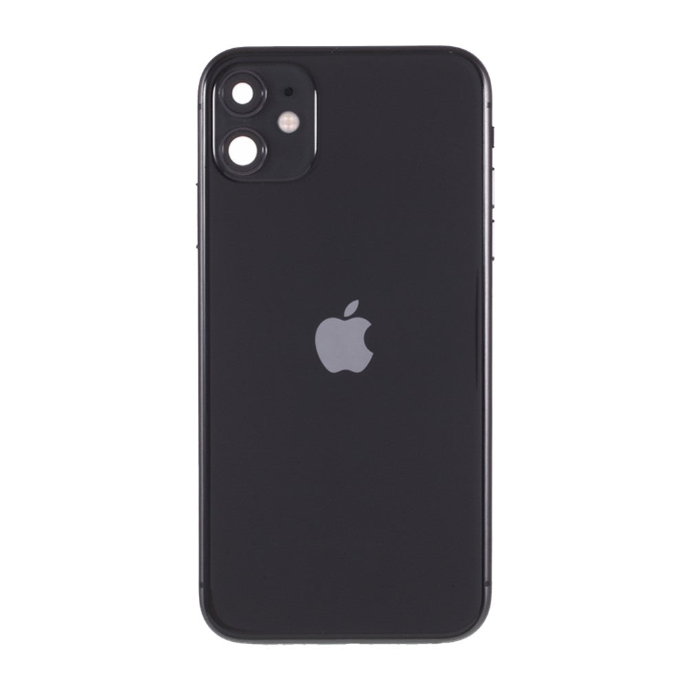 Carcasa Chasis Tapa Bateria + Piezas Apple iPhone 11 Negro