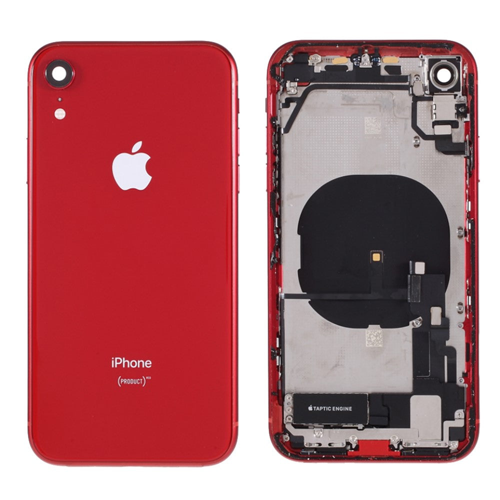 Chassis Cover Battery Cover + Parts Apple iPhone XR Red