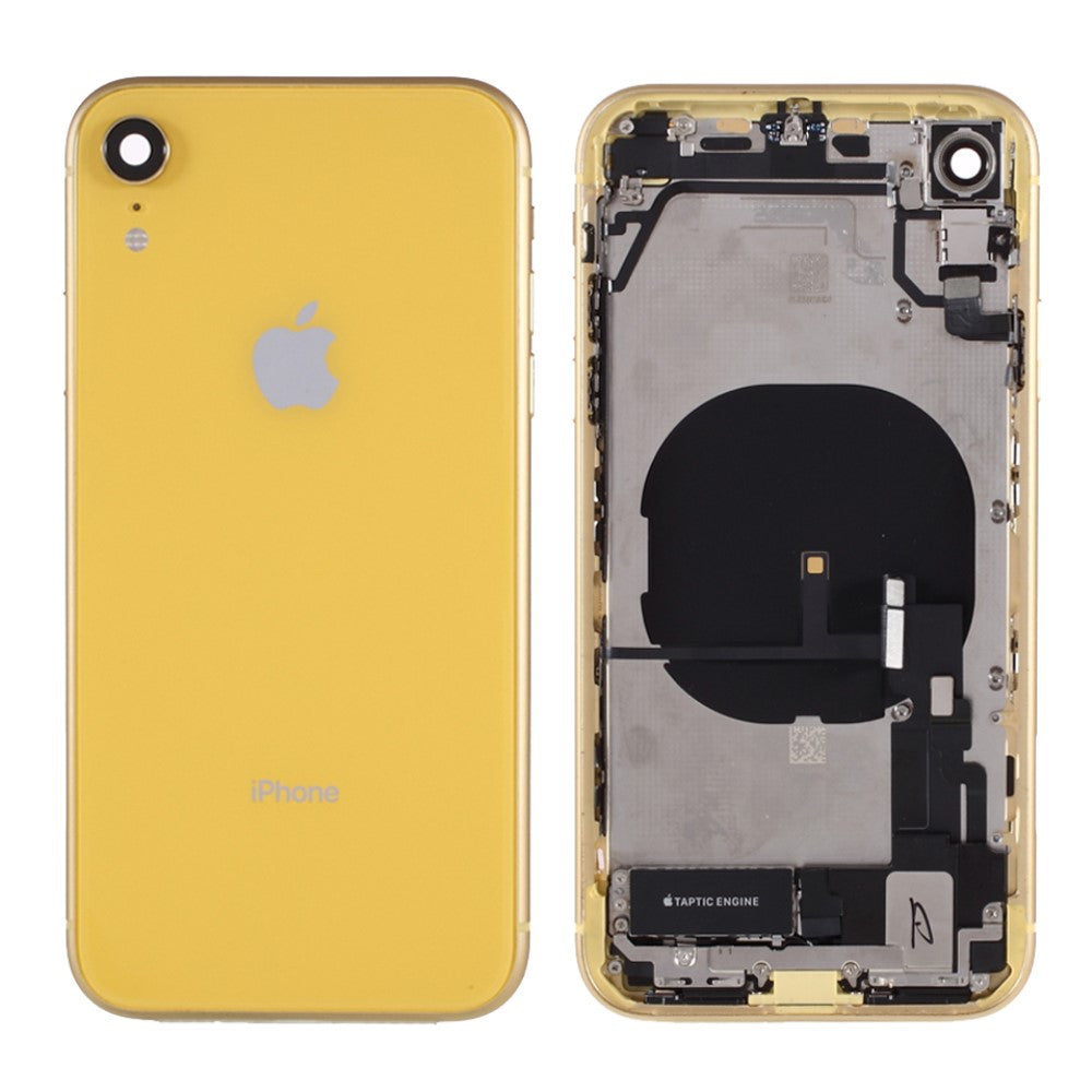 Chassis Cover Battery Cover + Parts Apple iPhone XR Yellow