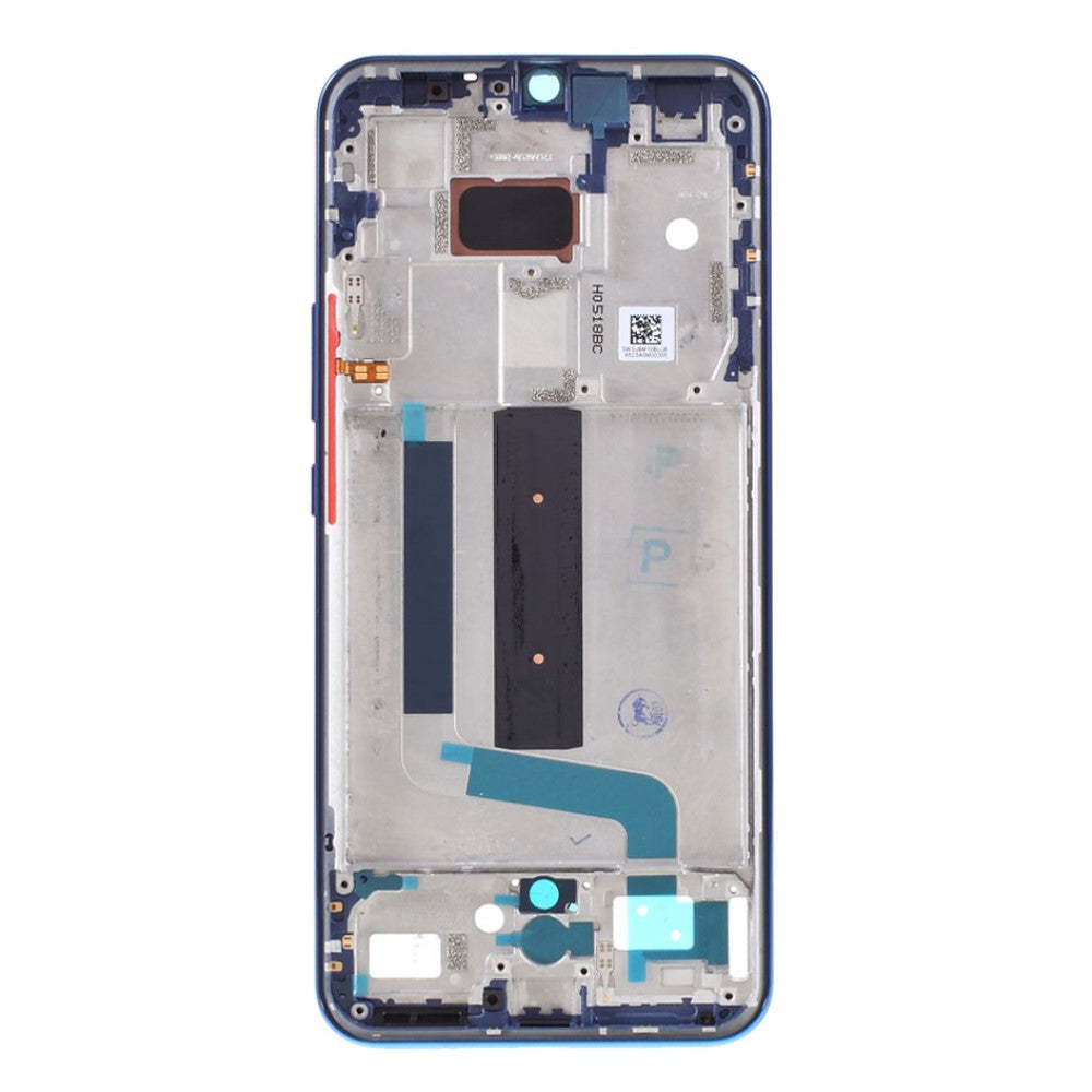 Chasis Marco Intermedio LCD Xiaomi MI 10 Lite 5G Azul