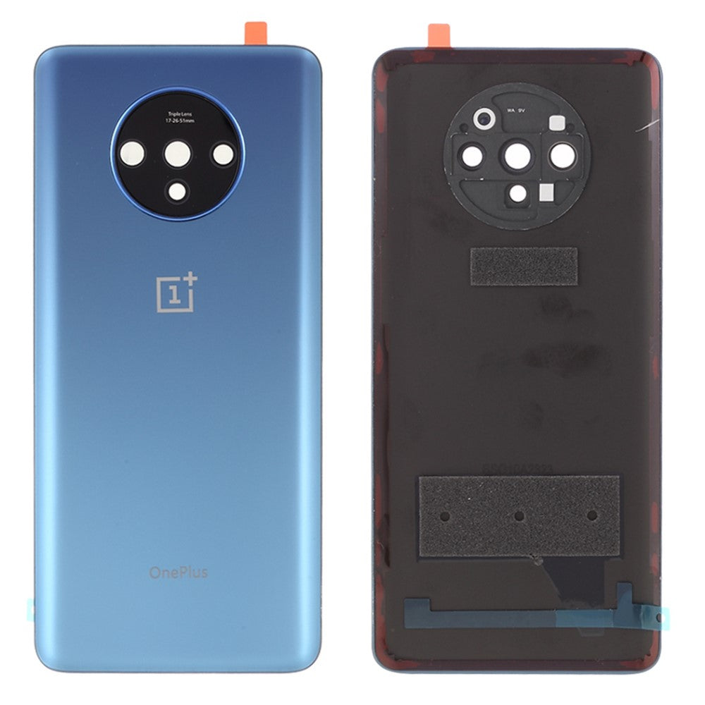 Cache Batterie Cache Arrière + Objectif Caméra Arrière OnePlus 7T Bleu
