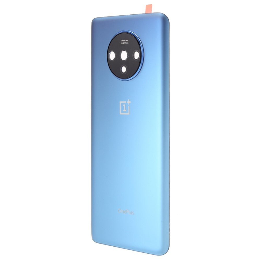 Tapa Bateria Back Cover + Lente Camara Trasera OnePlus 7T Azul
