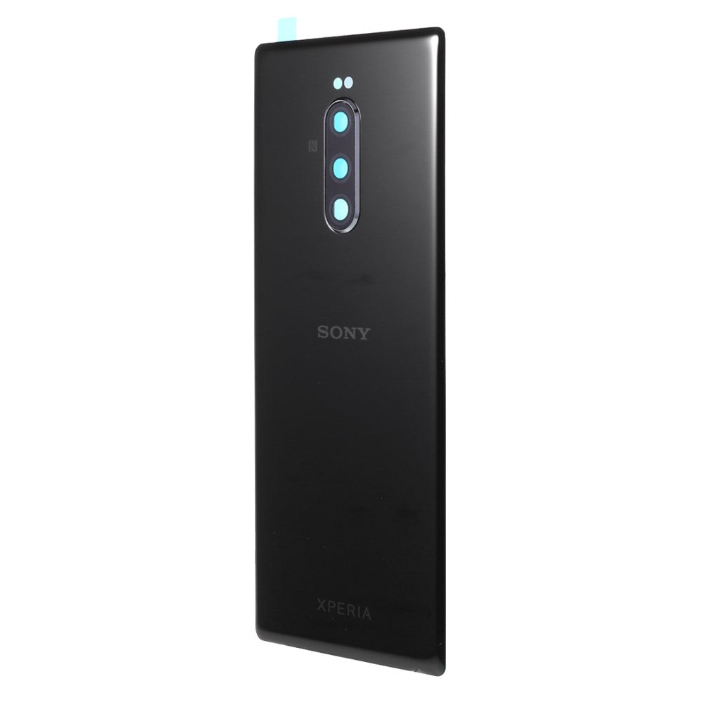 Cache Batterie Cache Arrière + Objectif Caméra Arrière Sony Xperia 1 / XZ4 Noir