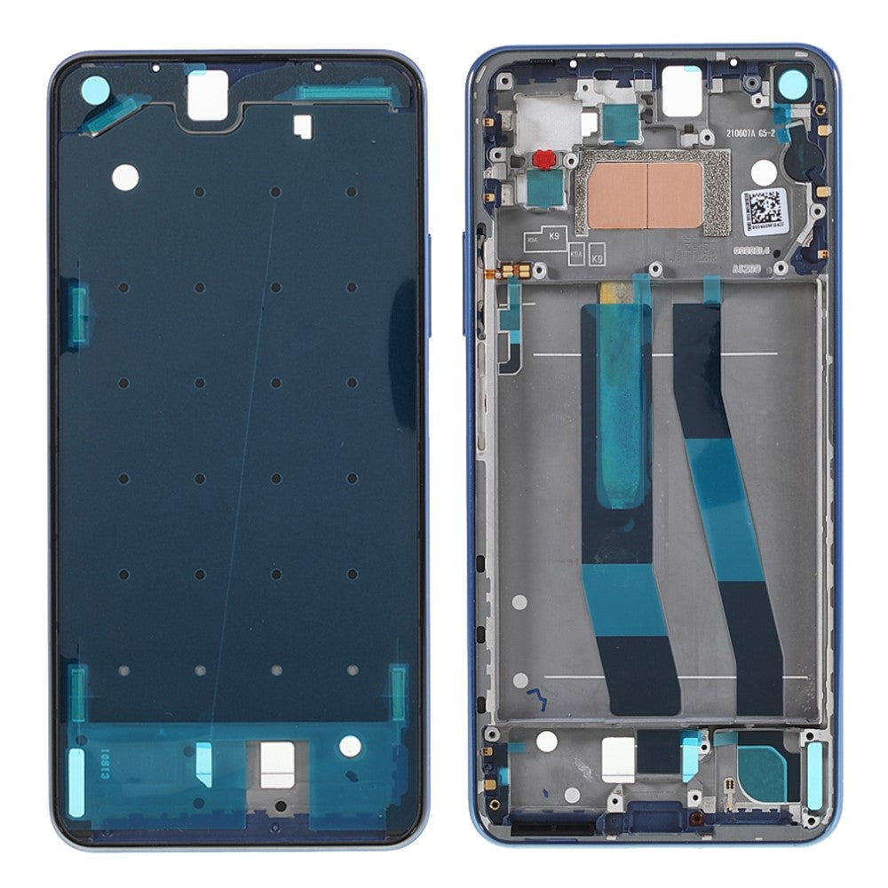 Chasis Marco Intermedio LCD Xiaomi MI 11 Lite 4G Azul