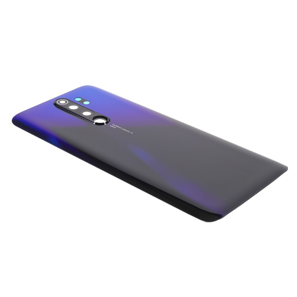 Tapa Bateria Back Cover + Lente Camara Trasera Xiaomi Redmi Note 8 Pro Azul