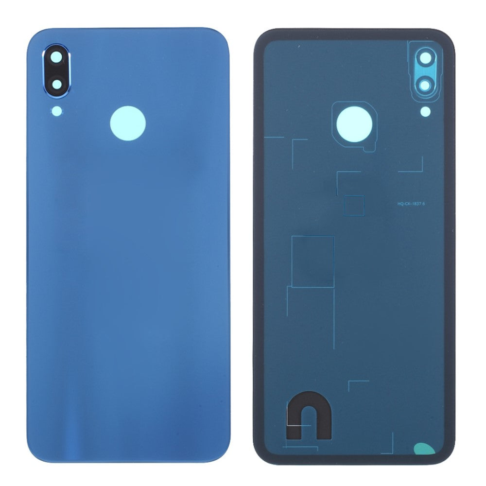 Tapa Bateria Back Cover + Lente Camara Trasera Huawei P20 Lite (2018) Azul