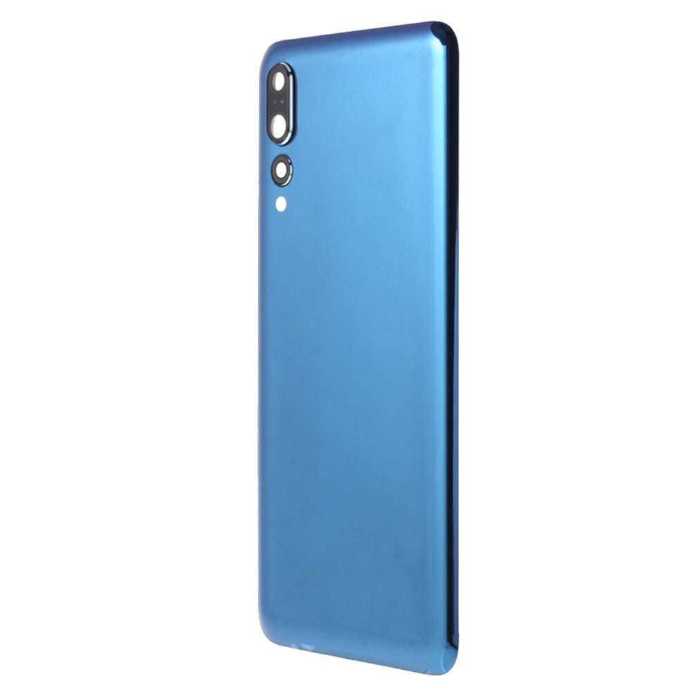 Tapa Bateria Back Cover + Lente Camara Trasera Huawei P20 Pro Azul