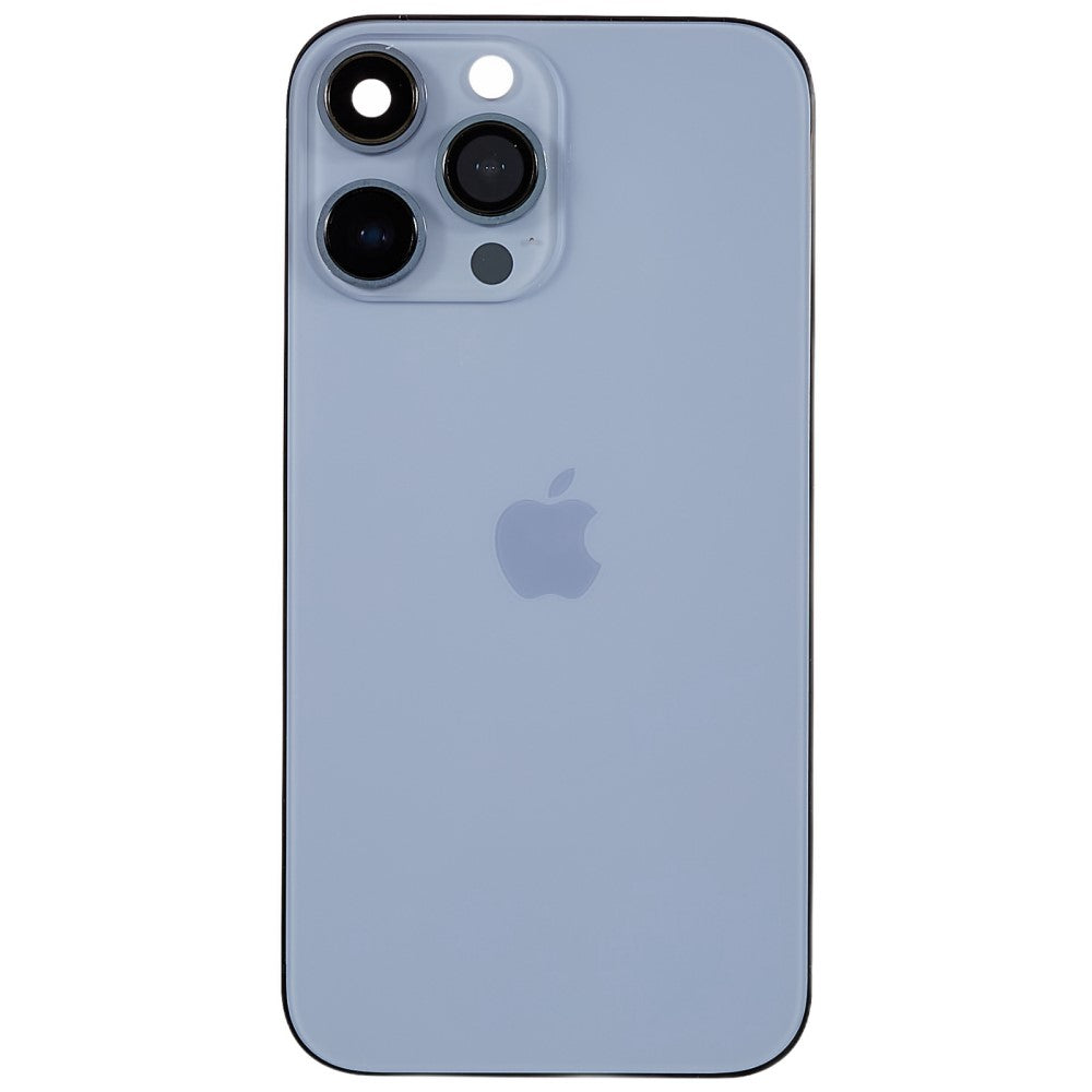 Carcasa Chasis Tapa Bateria Apple iPhone XR (Estilo iPhone 13 Pro) Azul