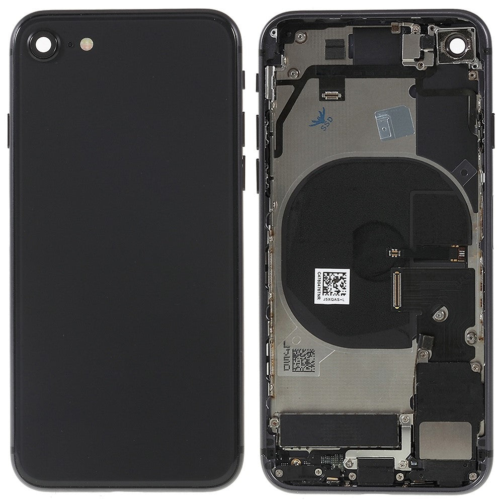 Carcasa Chasis Tapa Bateria + Piezas Apple iPhone 8 Negro