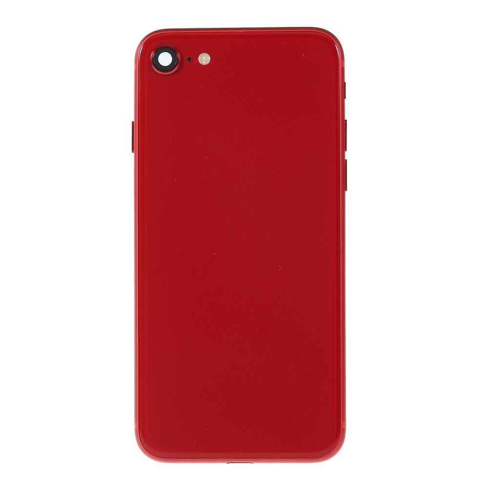 Carcasa Chasis Tapa Bateria + Piezas Apple iPhone 8 Rojo