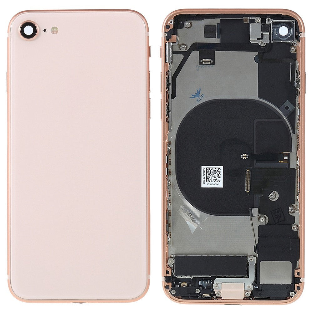 Châssis Cover Battery Cover + Pièces Apple iPhone 8 Or Rose