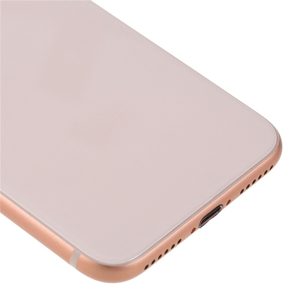 Carcasa Chasis Tapa Bateria + Piezas Apple iPhone 8 Rosa Dorado