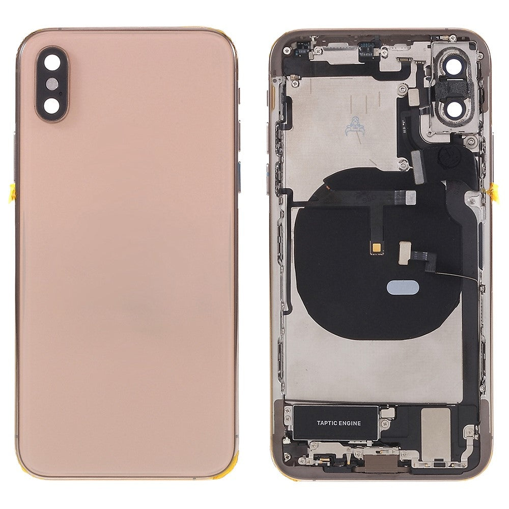Châssis Cover Battery Cover + Pièces Apple iPhone XS Or