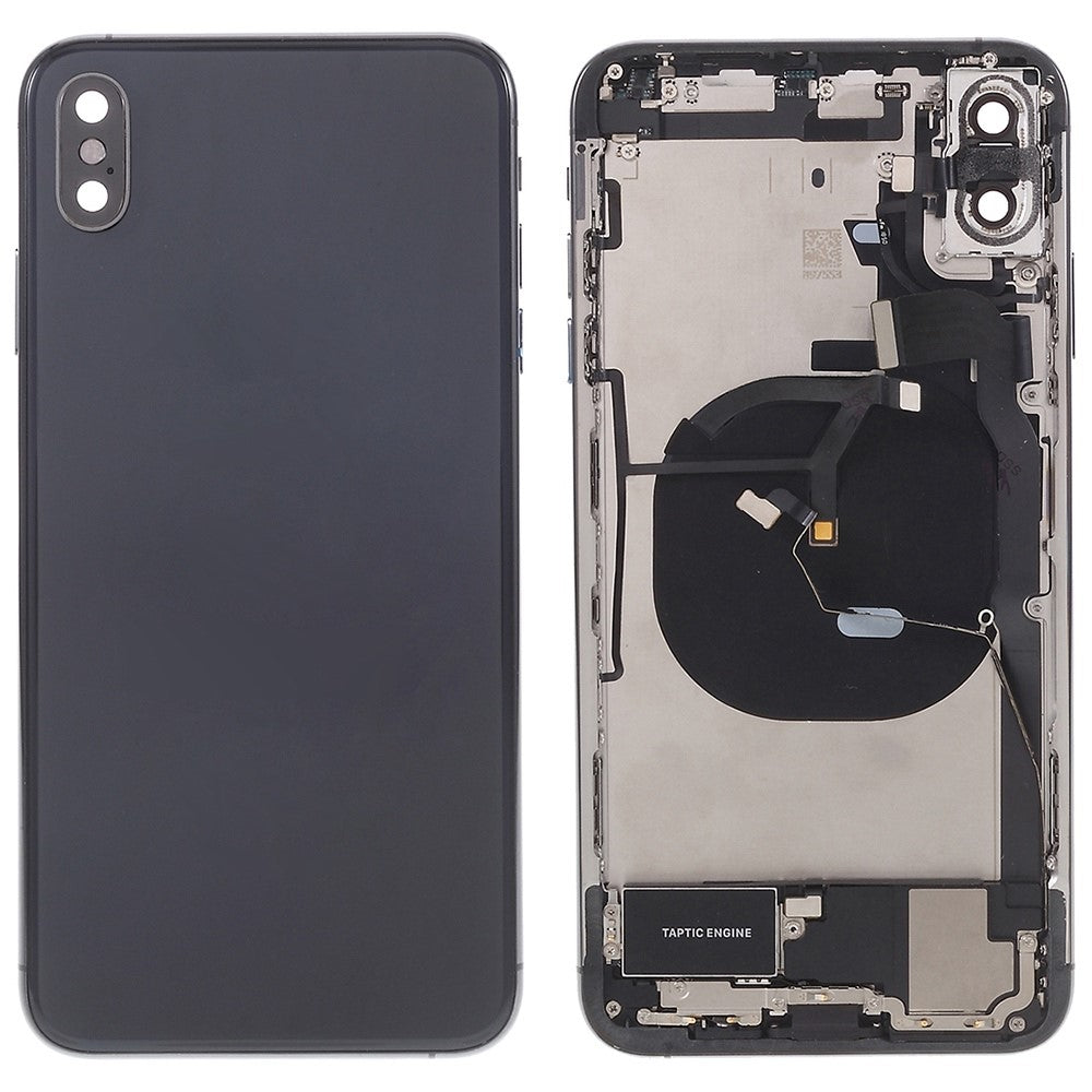 Châssis Cover Battery Cover + Pièces Apple iPhone XS Max Noir