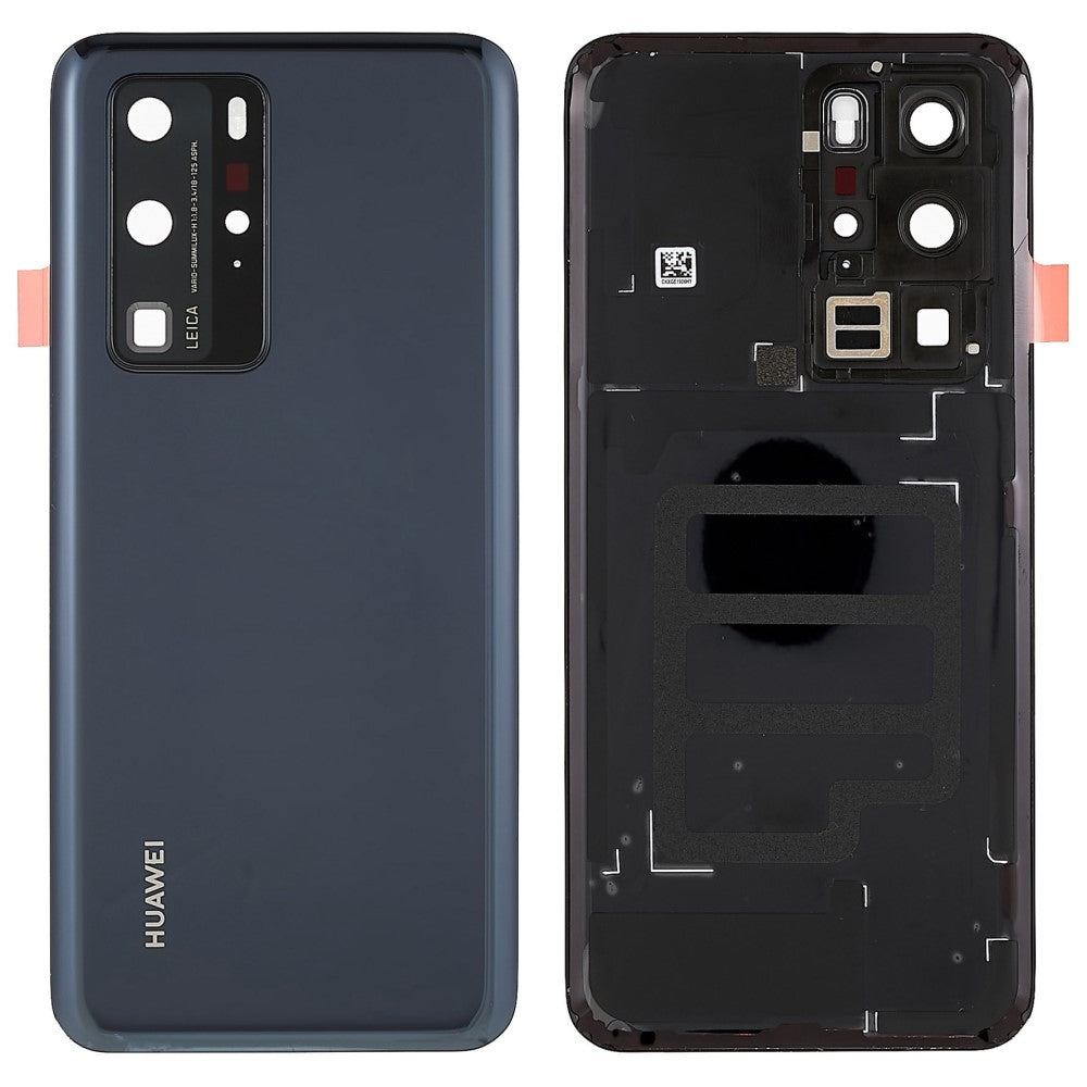 Cache Batterie Cache Arrière + Lentille Caméra Arrière Huawei P40 Pro Noir