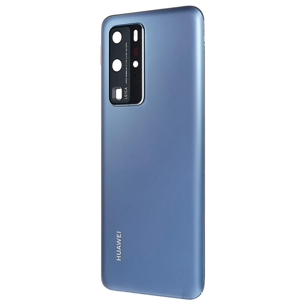 Battery Cover Back Cover + Rear Camera Lens Huawei P40 Pro Silver