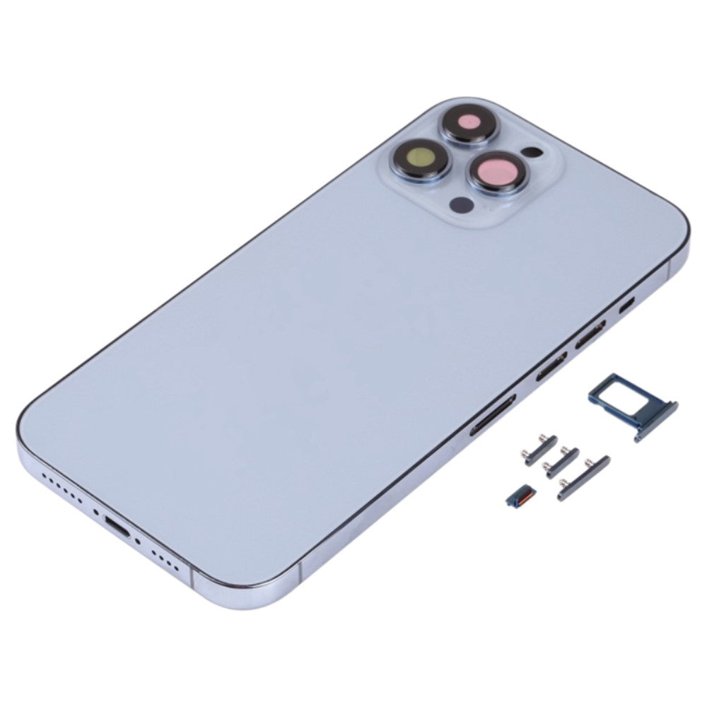 Chassis Cover Battery Cover iPhone 13 Pro Max Bleu