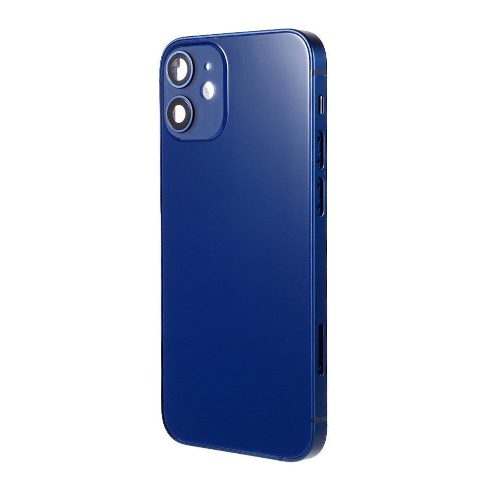 Carcasa Chasis Tapa Bateria iPhone 12 Mini Azul