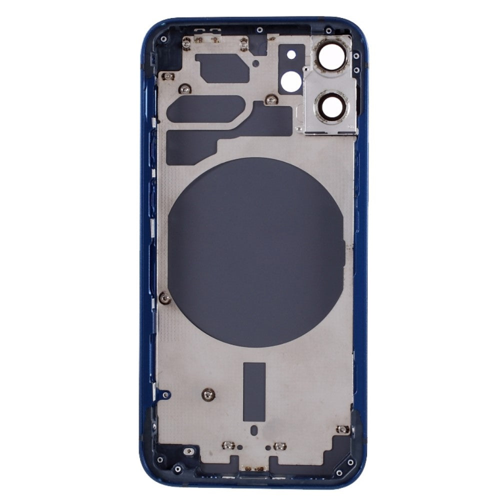 Carcasa Chasis Tapa Bateria iPhone 12 Mini Azul