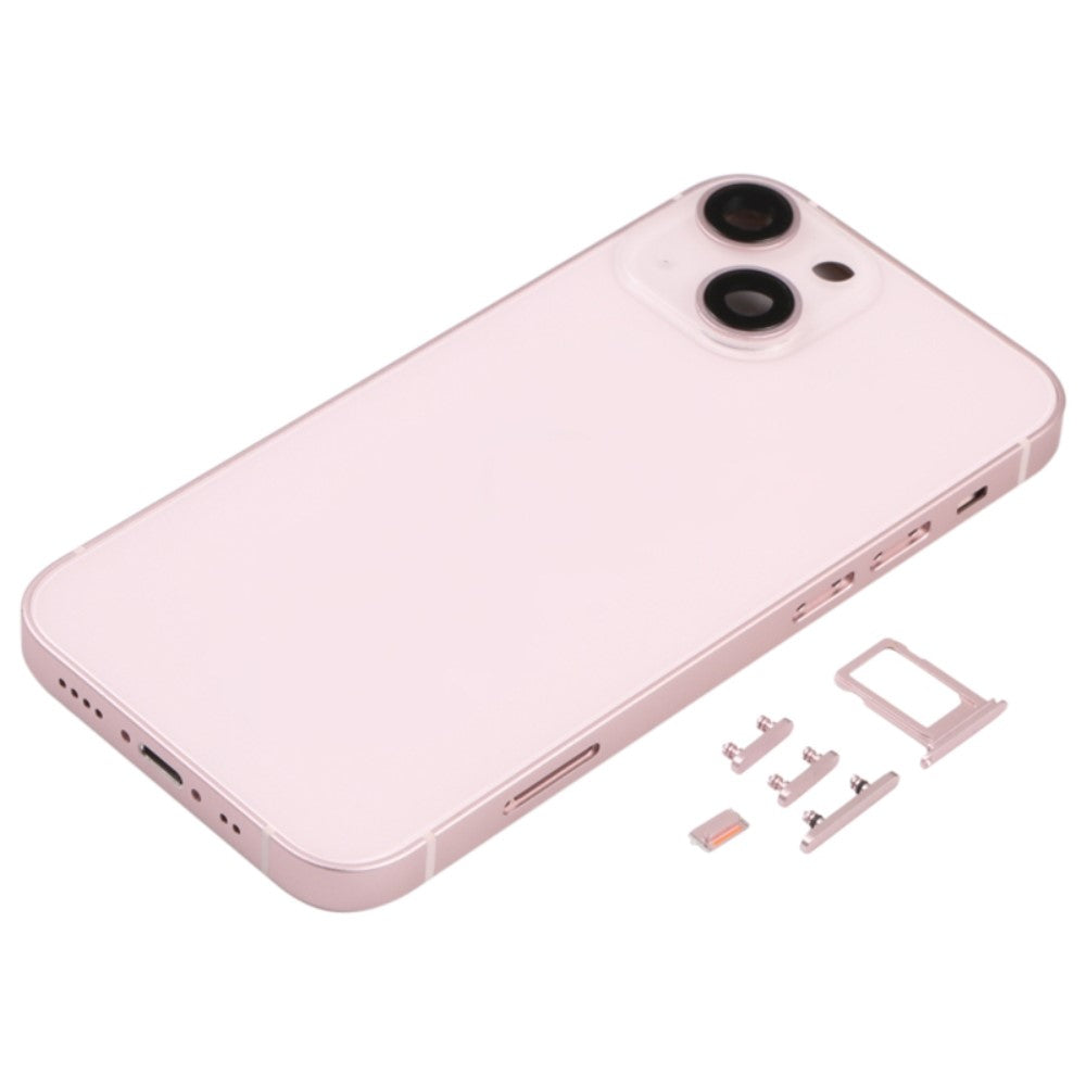 Carcasa Chasis Tapa Bateria iPhone 13 Mini Rosa