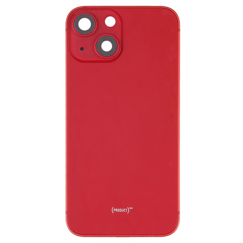 Carcasa Chasis Tapa Bateria iPhone 13 Mini Rojo