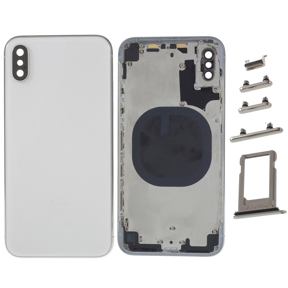 Carcasa Chasis Tapa Bateria iPhone X Plata