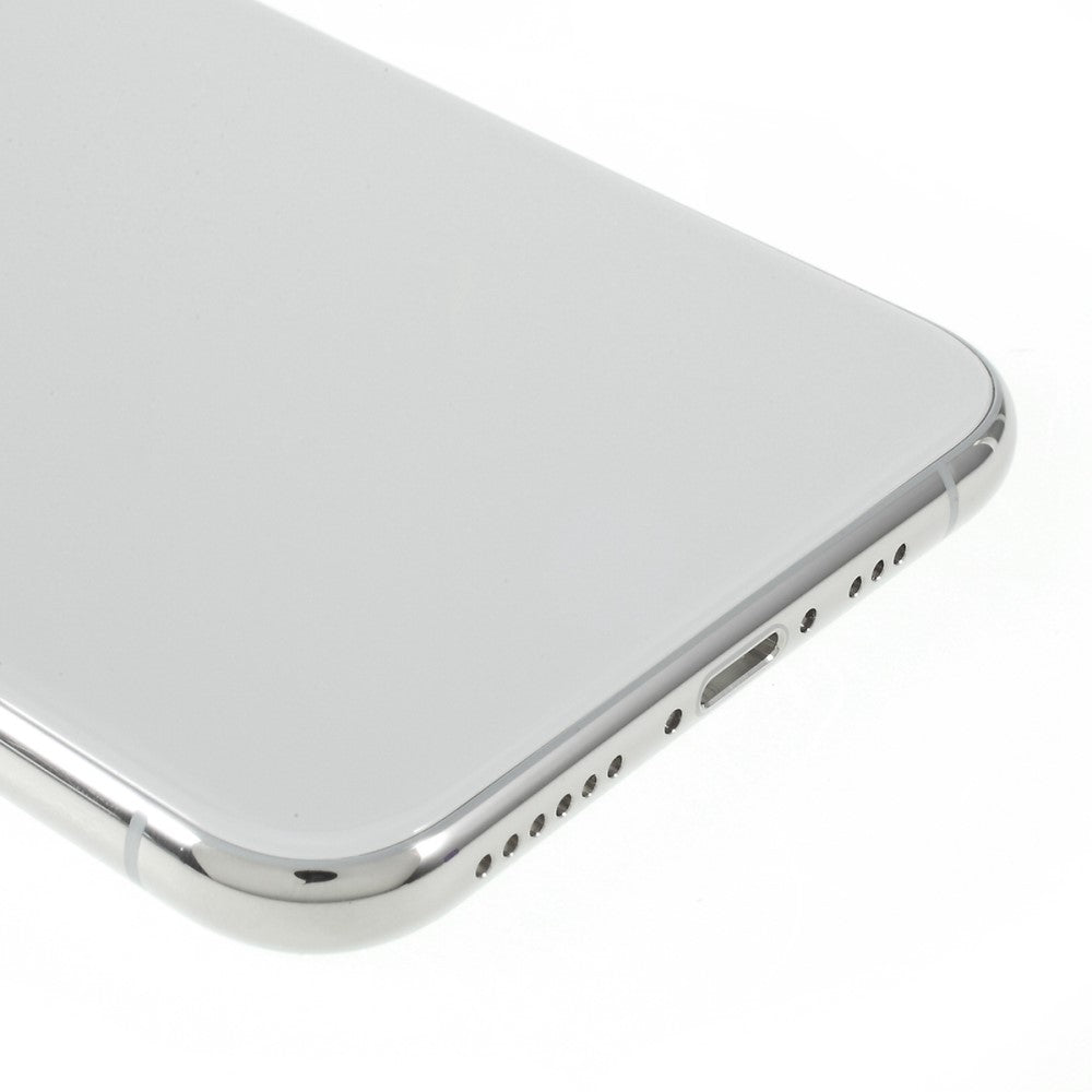 Carcasa Chasis Tapa Bateria iPhone XS Plata